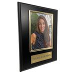 Employee Of the Month Award Plaque. Custom 9"x12" Picture Plaque Holds a 5"x7" Photo. Employee Appreciation Award. Black Matte Finish