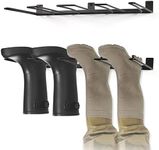 ORLESS Wader Hangers 4-Pair Boot Rack Garage Boot Storage, Cowboy Boot Holder, Metal Wire Organizer for Entryway