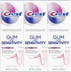 Crest Pro-Health Gum and Sensitivity, Sensitive Toothpaste, All-Day Protection, (Pack of 3), 4.1 oz