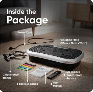WeightWorld Vibration Plate Exercise Machine – Full Body Workout Platform