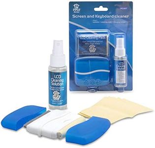 Pyle Home Computer LCD Screen Cleaning Kit-Tool Includes Cleaner Solution Spray, Keyboard Brush, 5 Microfiber Cloth Wipes-Cleans Laptop Surface, Plasma / Flat TV Monitor, Macbook, iPad, iPhone PCL107