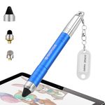 Stylus Pen for iPhone, Kids Stylus Pens Capacitive Stylus Pencil with Magnetic Cap 2 in 1 Touch Screens Stylist Pens Compatible with Kindle Fire Android Kids Edition Tablet Ipad - Blue