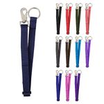 Derby Originals Heavy Duty Adjustable 30” Nylon Hanging Bucket Straps for Water and Feed Buckets - Available in 16 Colors and Patterns (Navy Blue)