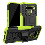 Labanema Case for LG Q60, Heavy Duty Shock Proof Rugged Cover Dual Layer Armor Combo Protective Hard Case for LG Q60 /LG K50 - Green