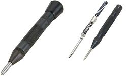 Guzzy Guzzy Atomatic Center Punch Set of 6 (Heavy Duty) & 5"(Small Size) - Combo Pack