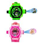 UNEQUETREND Kids Combo of 2 Projector Toy Watch for Boys and Girls - PRO602