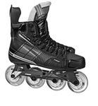 TOUR Unisex Code LX Sr Inline Hockey Skate, Adult, Black, 8 M US