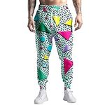 VVGETE 80s Costumes for Men Joggers