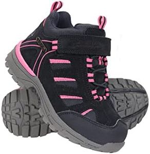 Mountain Warehouse Drift Junior Kids Hiking Boots - Waterproof Shoes Navy Kids Shoe Size 11 US