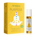 Solar Plexus Chakra Essential Oil Roll-On Blend by Aromafume | 10ml/0.33 fl oz | Manipura | Aromatherapy Oils for Chakra Healing | Lemongrass & Rosemary Extracts | Chakra Incense for Meditation, Yoga