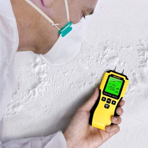 Pin-Type Moisture Meter – 8 Modes for Wood, Drywall, Concrete