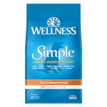 Wellness Simple Natural Dry Limited Ingredient Dog Food, Duck & Oatmeal, 26-Pound Bag