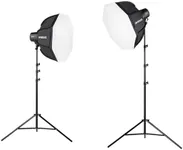 Westcott U60-B Bi-Color LED 2-Light Softbox Kit for Content Creators, Product Photography, Actor Self Tapes, and Interviews