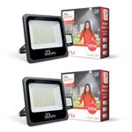 Murphy Genxt LED 100W LED Flood Light, IP65 Rated Outdoor Light Pack of 2 (Cool White, BIS Approved)