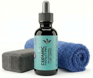 Shinykings Ceramic Shower Glass Coating – Shower Door Protector & Water Repellent – Prevents Hard Water Spots & Soap Scum – Long Lasting Easy Clean Glass Treatment – Not a Temporary Spray