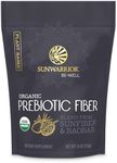 Sunwarrior Fiber Supplement Prebiotic Organic | Vegan Fiber Supplement Plant-Powered Gut Health Booster with Pure Ingredients for Digestive Harmony | Vegan & Non-GMO | 8oz Pouch (30 SRV) Be Well