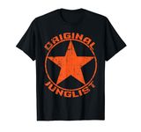 Original Junglist Shirt Drum and Bass DnB 90s Burnt Remix T-Shirt