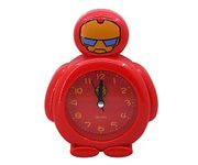 Asera Avenger Theme Table Alarm Clock for Kids, Birthday Gift for Boys & Girls (Iron Man)