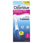 Clearblue Rapid Detection Pregnancy Test, Result as Fast as 1 Minute, 1 Count