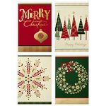 Image Arts Boxed Christmas Cards Assortment, Elegant Icons (4 Designs, 24 Cards with Envelopes)