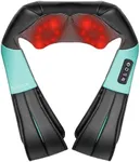 Nekteck Shiatsu Neck and Back Massager with Soothing Heat, Electric Deep Tissue 3D Kneading Massage Pillow for Shoulder, Leg, Full Body Muscle Pain Relief, Car, Office and Home Use