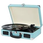 Vinyl Record Player, 3 Speeds Suitc