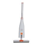BonKaso PVA Sponge Mop with Self-Wringing Mechanism, High Absorbency Sponge Head, 360° Movement, Detachable Replaceable Mop Head for Wet Floor Cleaning on Tiles Marble Granite Wooden Floors