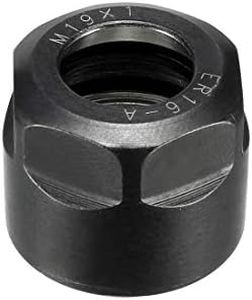 uxcell ER16-A(M19) Type Collet Clamping Hex Nuts for CNC Milling Chuck Holder Lathe