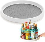 Lazy Susan Turntable, Home-Mart 1-Tier Spice Racks, Lazy Susan,360-Degree Rotatable Spice Rack Organiser Pantry Turntable,Glides Easily Lazy Susan Cabinet Organizer for Kitchen Storage & Organisation