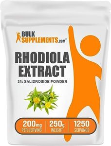 BulkSupplements.com Rhodiola Extract Powder - 3% Salidrosides, Rhodiola Crenualata Extract, Rhodiola Root Extract - Rhodiola Powder, 200mg per Serving - 1250 Servings, 250g (8.8 oz)