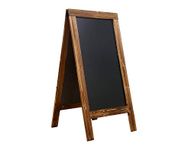 DIPAMKAR H86 CM Pavement Board Advertising A Board Pavement Chalkboard Signs Sandwich Blackboard for Party/Wedding/Cafe Shop/Pub - Normal Chalk & Liquid Chalk