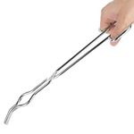 Laboratory Forceps Stainless, Crucible Forceps Professional Crucible Tongs Easy to use Non-Ferrous Metals Copper Non-Ferrous Meta Gold Experiments Smelting Silver(300mm)