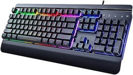 Gaming Keyboard, 104 Keys All-Metal