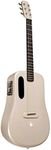 Lava ME 3 Smart Guitar, Carbon Fibre Acoustic Guitar with Tuner, Multiple Performance Effects, Suitable for Beginners, Adults, Right Travel Guitar (Light Gold 38 Inch Piano Bag)