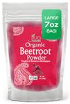 Jiva Organics Beet Root Powder 7 Oz Bag - for Baking & Smoothies - Pure & Natural, Non-GMO, Vegan