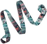 MAXQUU 1 Piece Yoga Mat Carrying Strap, Adjustable Yoga Mat Carrying Strap, Yoga Mat Harness Strap Sling, Fitness Exercise Straps, Stretch Pilates Straps, Back Padding Straps, (Green)