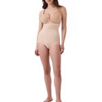 Spanx SPANXsculpt Power Series High-Waisted Brief - Lightweight All-Day Comfort - Core Control Shapewear - High-Waisted Underwear - Soft Nude - Medium