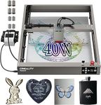 WOL3D Creality Falcon 2 40W Laser Engraver, 40W Output Laser Engraver Machine, DIY Laser Cutter and Engraver Machine with Air Assist, 25000mm/min Speed Laser Engrave for Wood, Metal, Acrylic, Leather