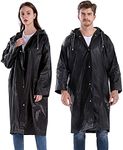 EVA Rain Poncho, 2 Pcs Raincoat for