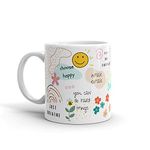 DAYS Motivational Quote Coffee Mug Law Of Attraction Self Care Manifest Affirmation Positivity Gift Mindset Motivational Ceramic Mug Gift To Friend Brother Sister And Everyone, 350 ML