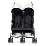 Ingenuity 3Dlite Double Umbrella Stroller, Lightweight Convenience Stroller, Each Seat up to 50 Pounds, Recline, Canopy, XL Storage Basket, Black