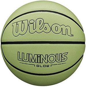 Wilson Luminous Glow Basketball - Size 7 - 29.5", Green