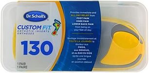 Dr. Scholl’s® Custom Fit® Orthotics 3/4 Length Inserts, CF 130, Customized for your foot & arch, Immediate All-Day Pain Relief, Lower Back, Knee, Plantar Fascia, Heel, Insoles Fit Men & Womens Shoes