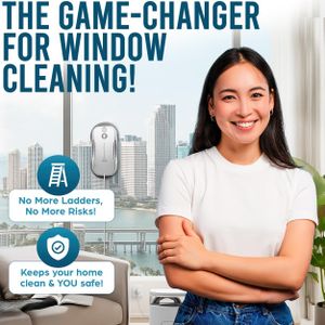 SqueeGBot Smart Window Cleaning Robot – Automatic Glass Cleaner