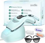 DEESS Laser Hair Removal with Cooling System, GP590 IPL Hair Remover for Women and Men, 45°F ICE Compress Contact, Safety Mis-touch Sensor, at Home Painless Hair Removal Device for Face & Whole Body