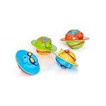 Zoggs Unisex Baby 4 Pack Kids Seal Flips Pool, Multicolour, One Size UK