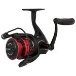 PENN Fierce IV Spinning, Fishing Reel, Spinning Reels, Sea - Inshore Fishing, Versatile Sea Fishing For Boat, Kayak, Shore, Jigging, Surf, and All-Round Use, Unisex, Black/Red, 3000