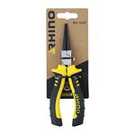 RHINO Universal Round Nose Pliers 160 mm Made of Steel Length 160 mm Two-Material Handle, Long Life
