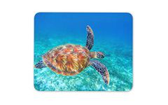 Destination Vinyl Ltd Beautiful Ocean Turtle Mouse Mat Pad - Ocean Freedom Nature Computer #14587