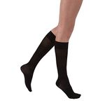 BSN Medical 119625 Jobst Ultra Sheer Compression Stocking, Knee High, 30-40 mmHg, Closed Toe, Petite, Medium, Classic Black